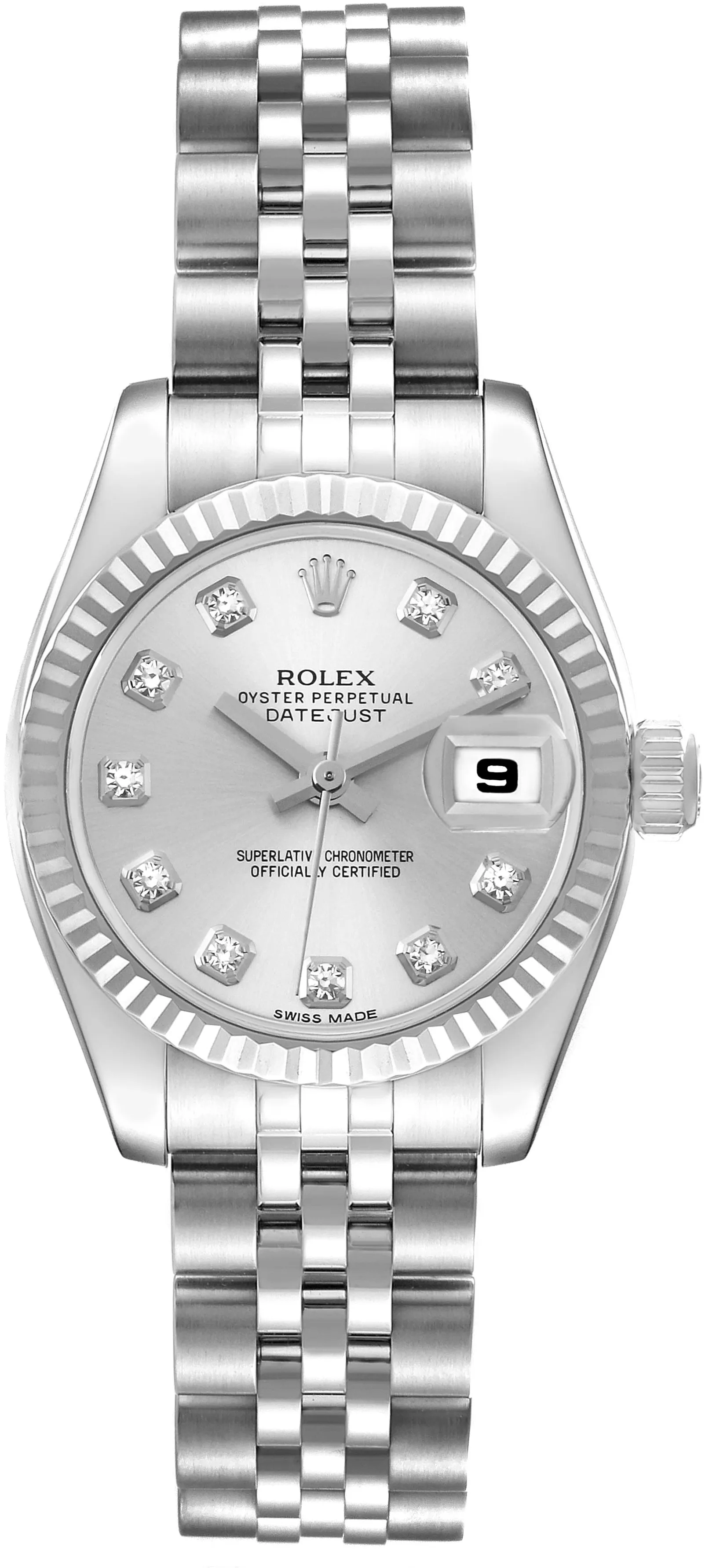 Rolex Lady-Datejust 179174 26mm Stainless steel Silver