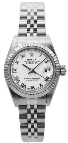 Rolex Lady-Datejust 179174 26mm Stainless steel White