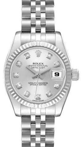 Rolex Lady-Datejust 179174 26mm Stainless steel Silver