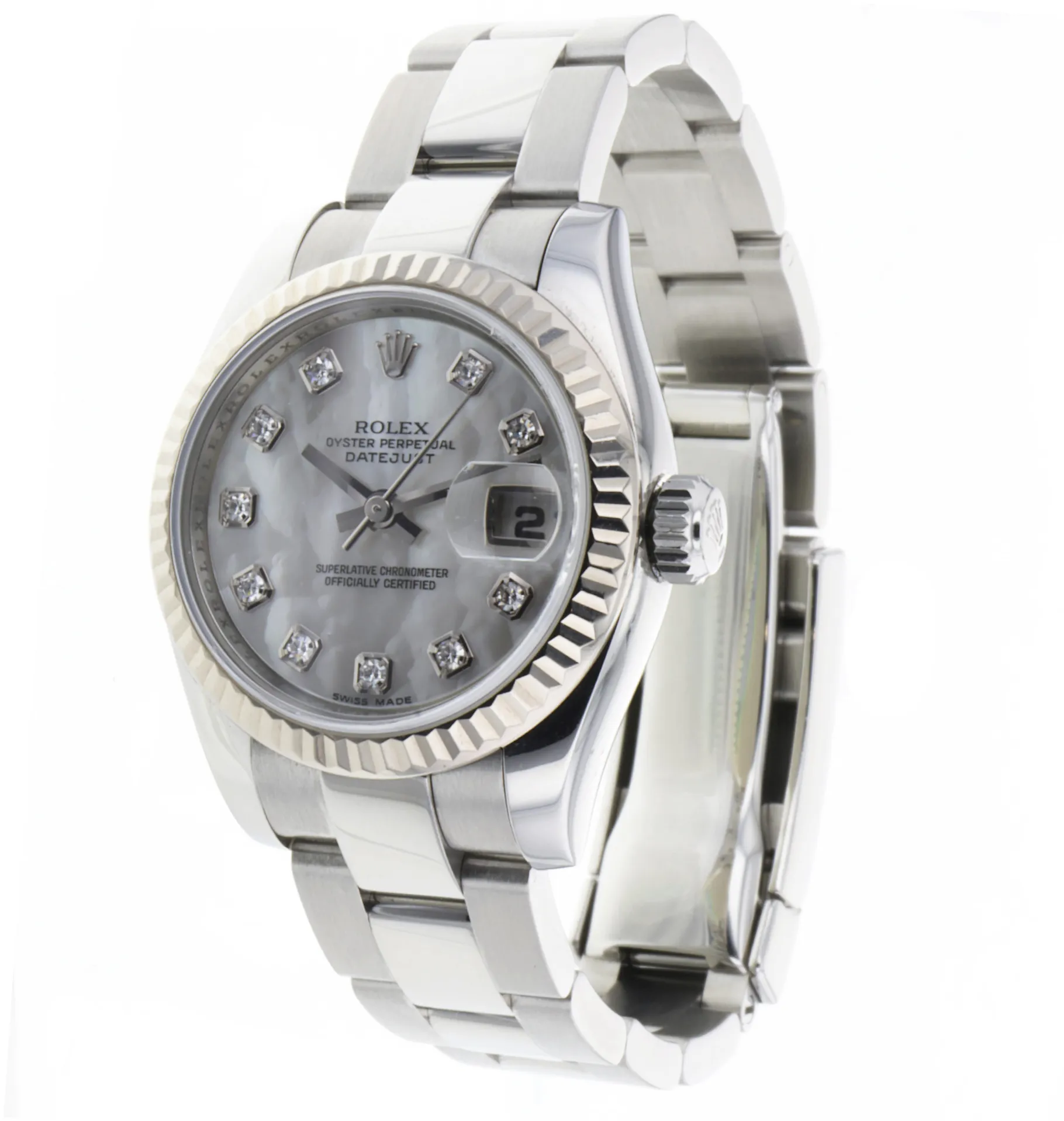 Rolex Lady-Datejust 179174 26mm Stainless steel Mother-of-pearl 2