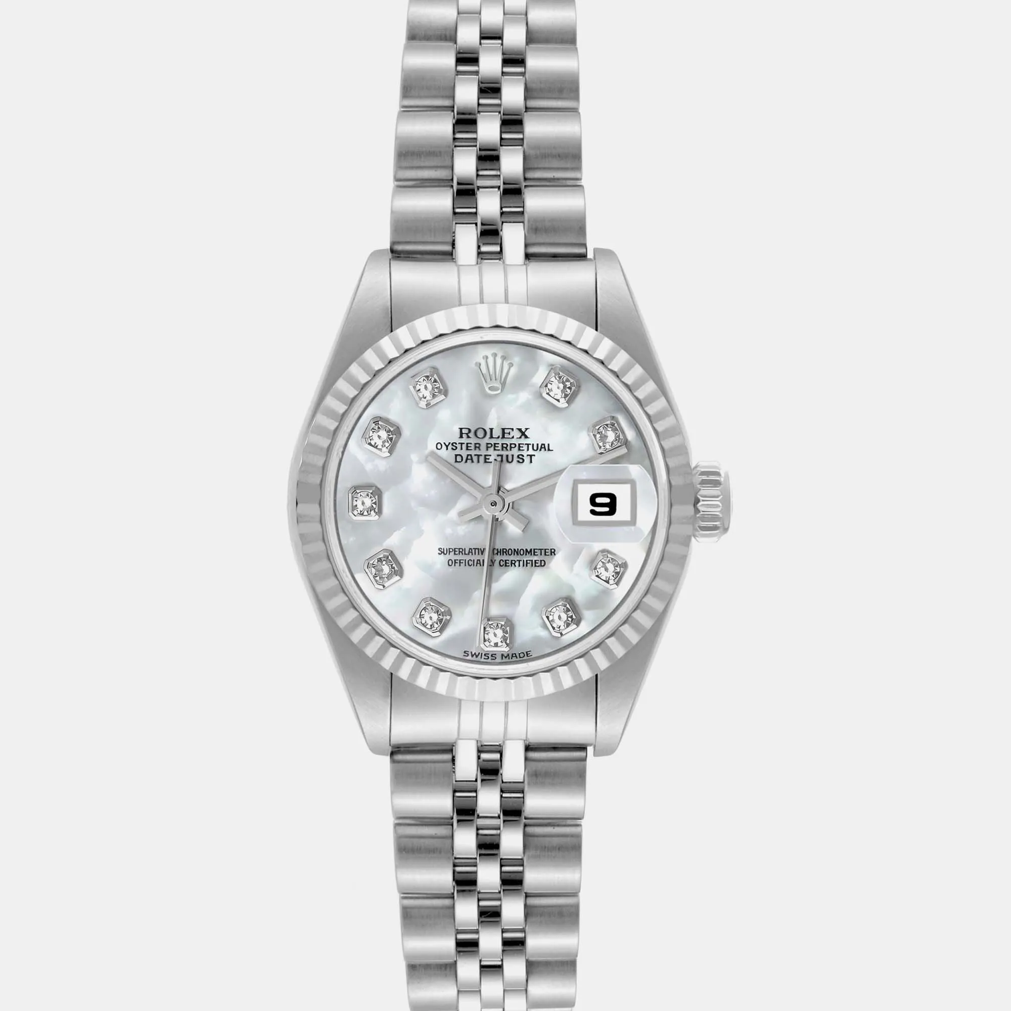 Rolex Lady-Datejust 79174 White gold and Stainless steel and 18k white gold