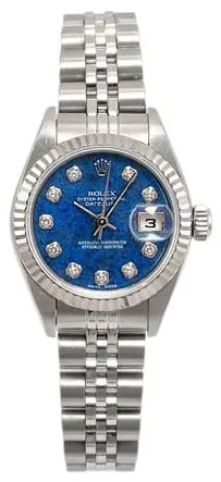 Rolex Lady-Datejust 79174 26mm Stainless steel Blue