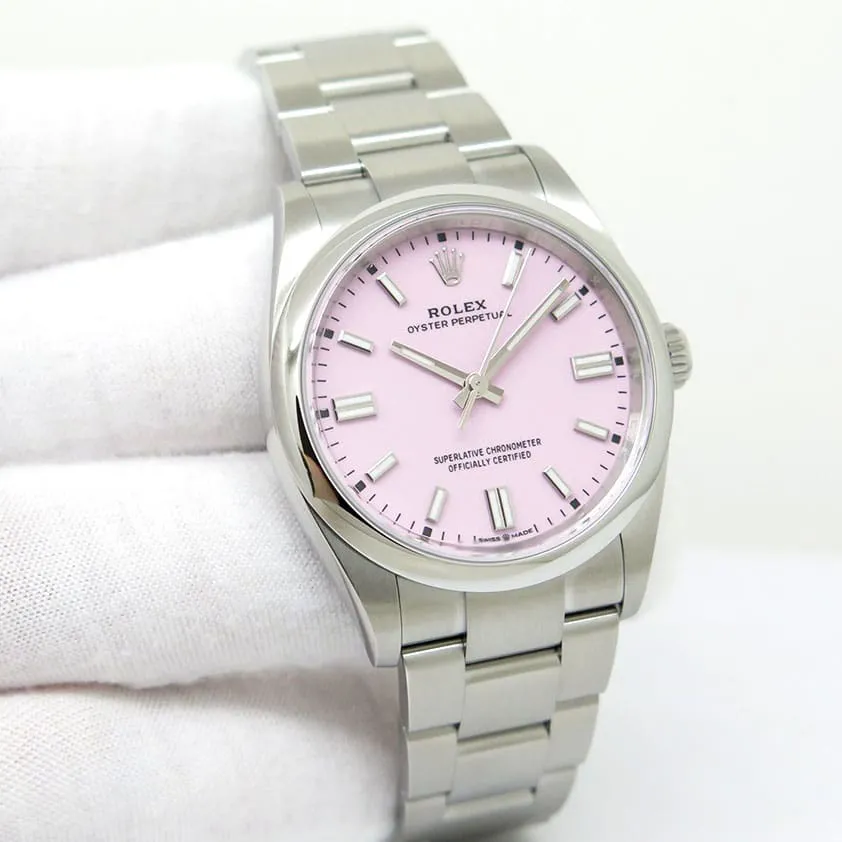 Rolex Oyster Perpetual 126000-0008 36mm Oystersteel Pink