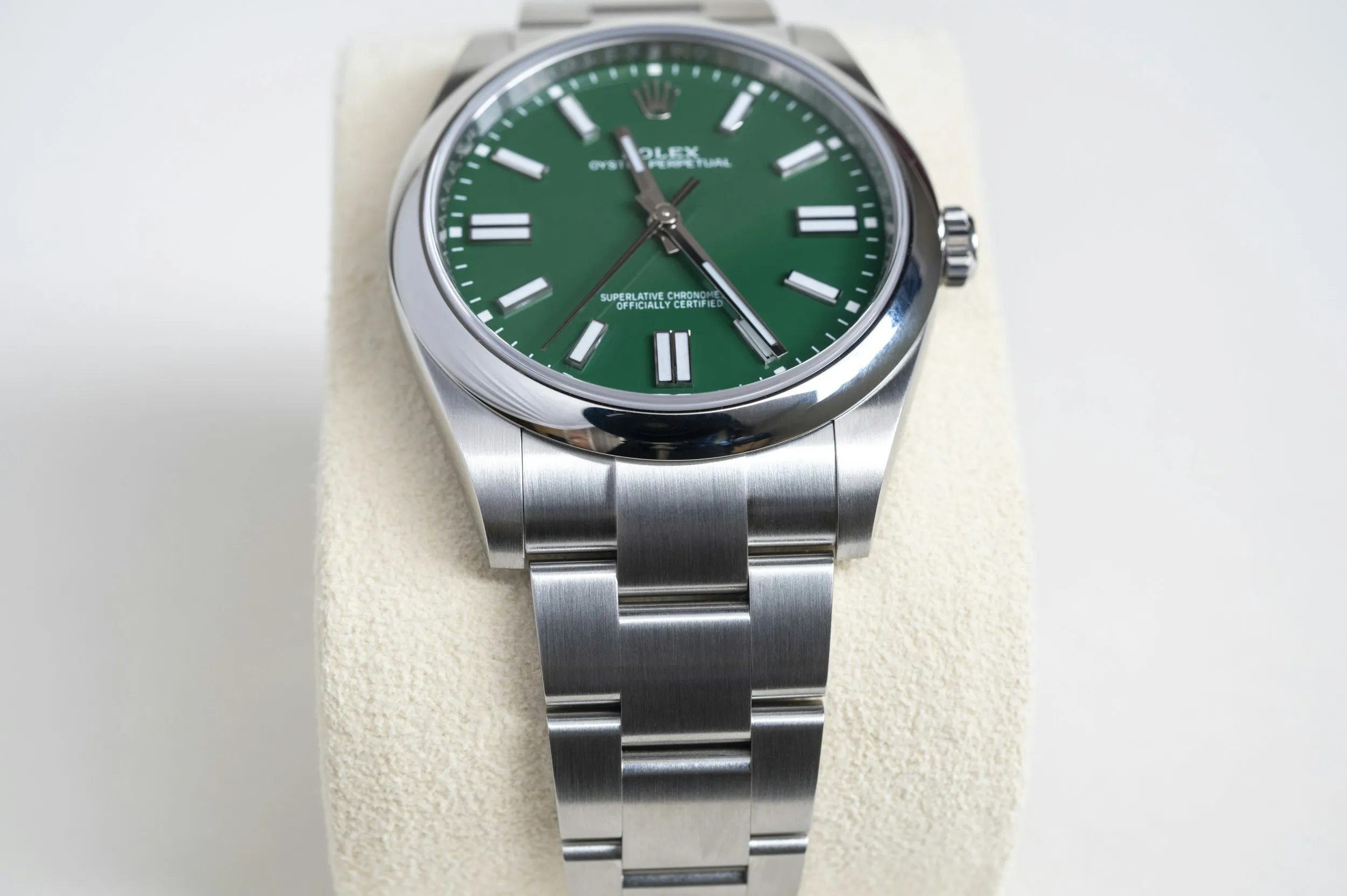 Rolex Oyster Perpetual 41 124300 41mm Stainless steel Green 4