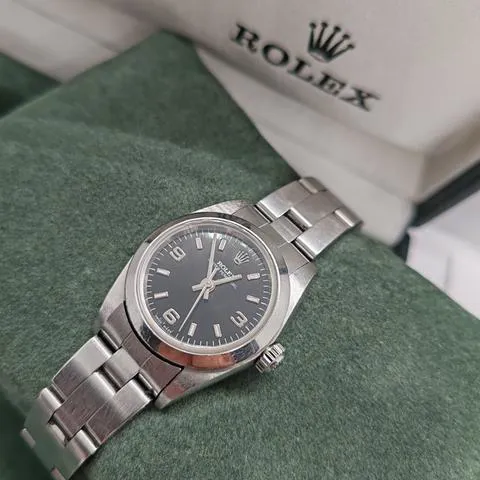 Rolex Oyster Perpetual 76080 24mm Stainless steel Black 5