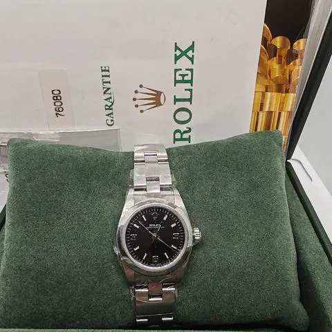 Rolex Oyster Perpetual 76080 24mm Stainless steel Black 10