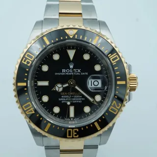 Rolex Sea-Dweller 126603 Yellow gold and Stainless steel Black