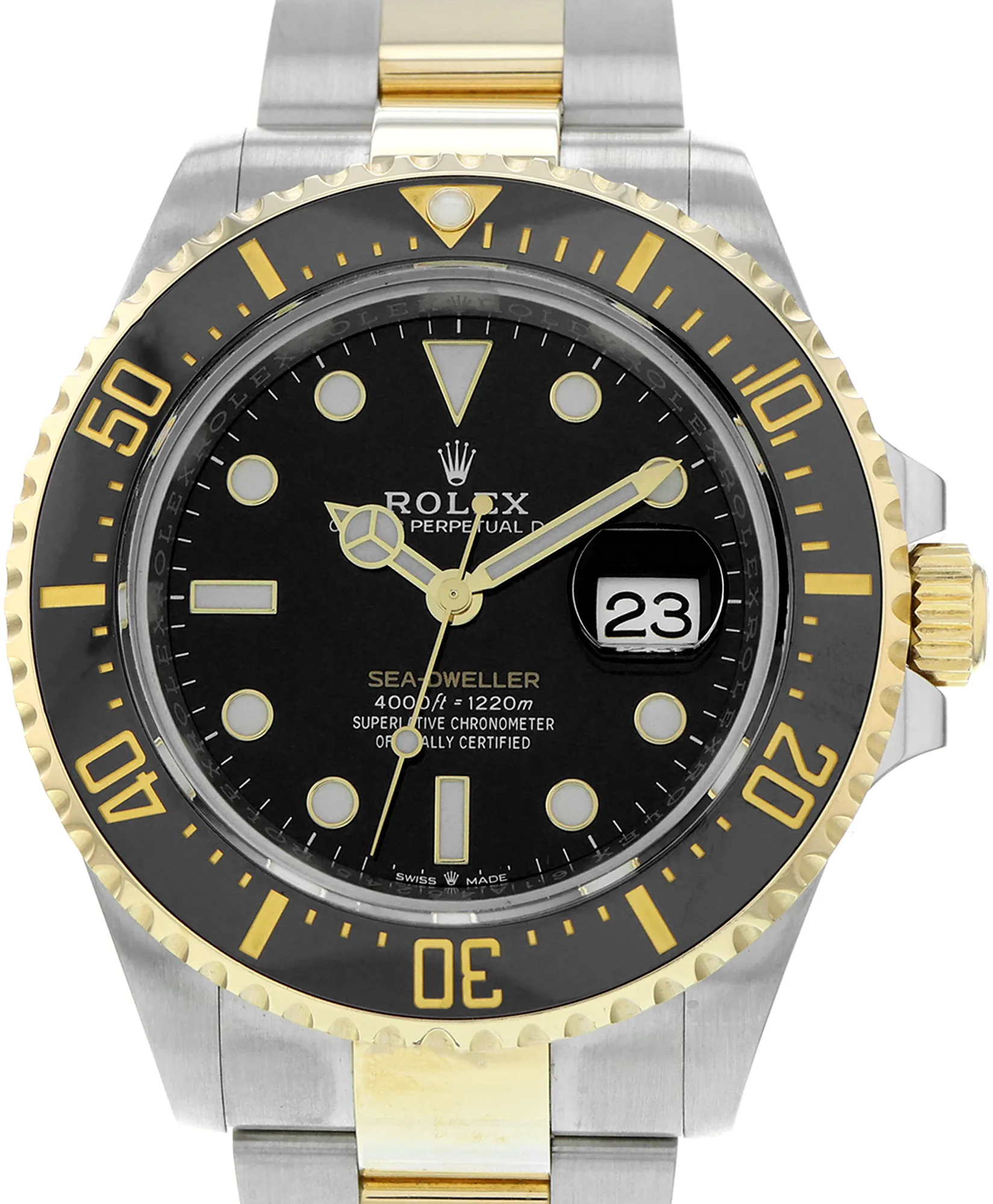 Rolex Sea-Dweller 126603 43mm Yellow gold and Stainless steel and 18k yellow gold Black