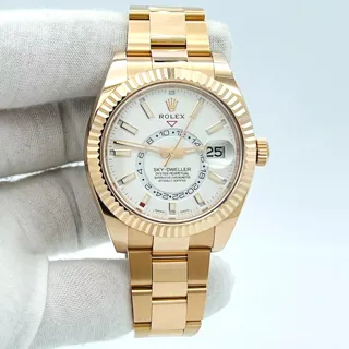 Rolex Sky-Dweller 326935-0005 Rose gold White