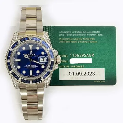 Rolex Submariner 116659SABR 40mm White gold Blue