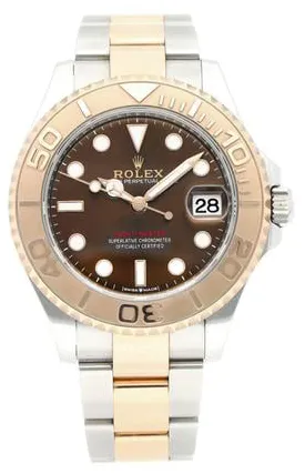 Rolex Yacht-Master 37 268621 37mm Yellow gold and Stainless steel Brown