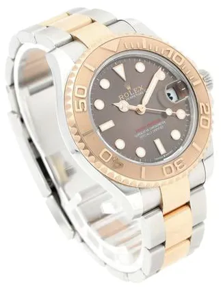 Rolex Yacht-Master 37 268621 37mm Yellow gold and Stainless steel Brown 1