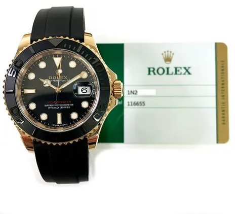 Rolex Yacht-Master 40 116655 40mm Rose gold Black