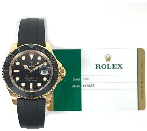 Rolex Yacht-Master 40 116655 40mm Rose gold Black