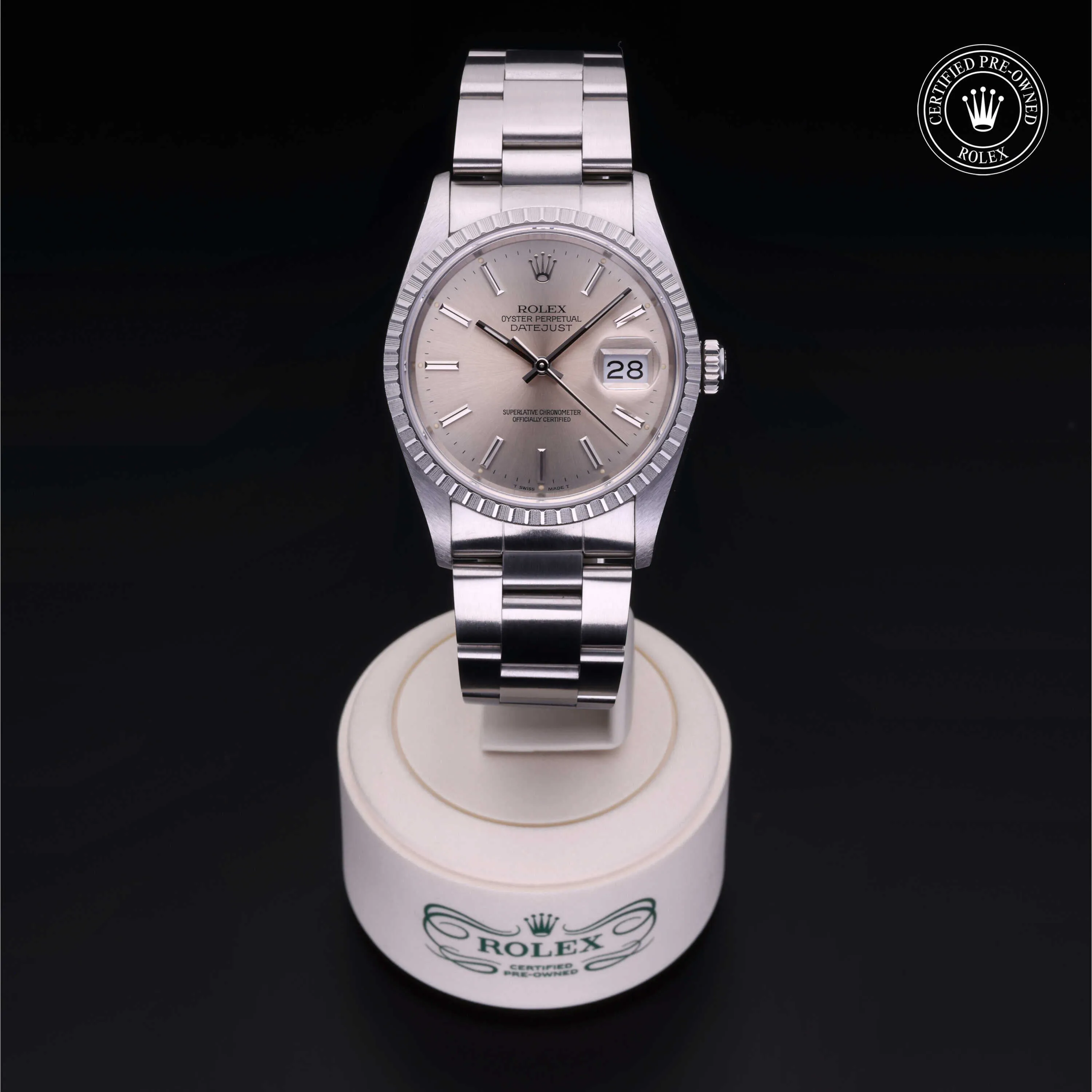 Rolex Oyster Perpetual Datejust 36 16220-0024 36mm Stainless steel Silver