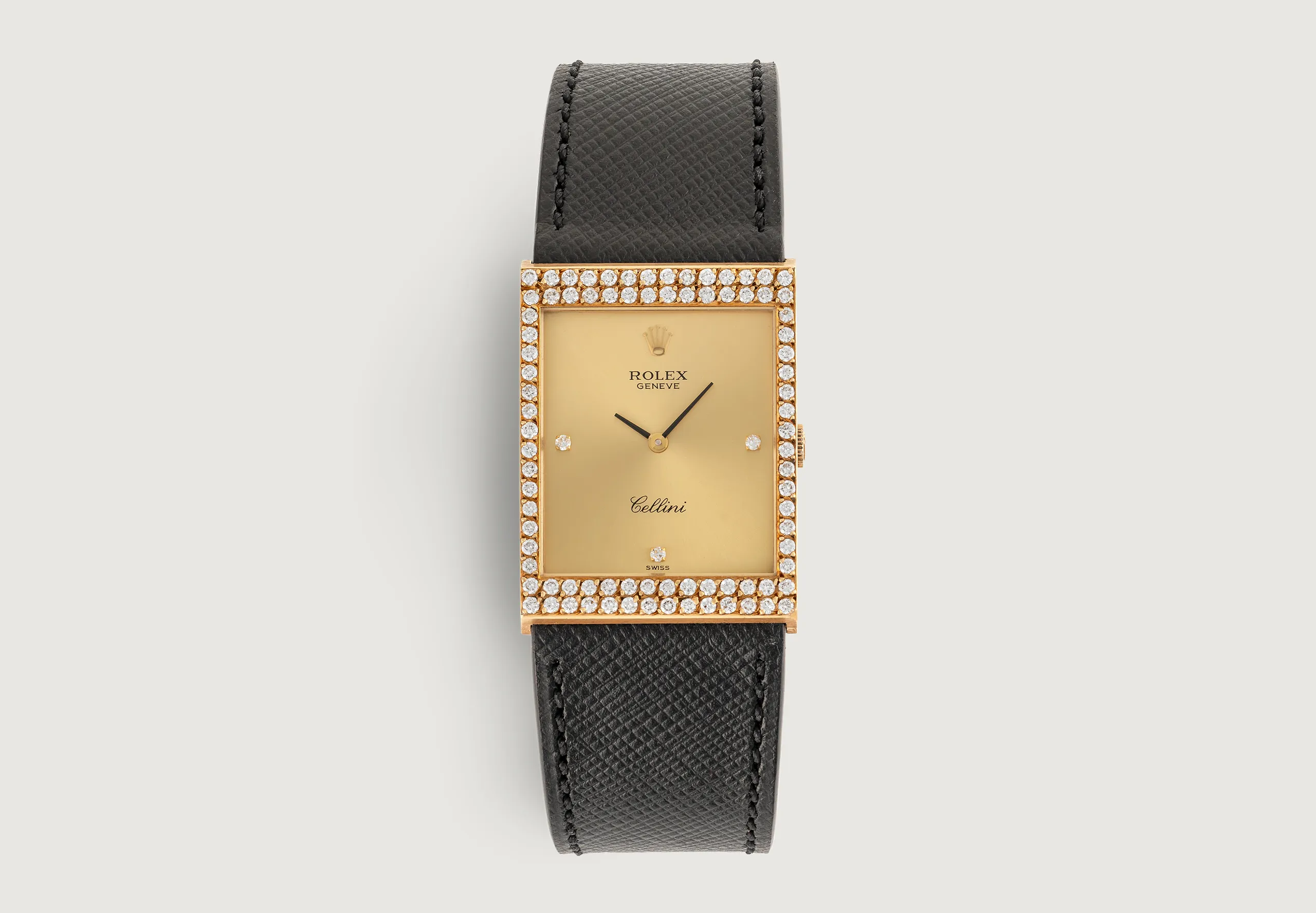 Rolex Cellini Rectangular 4032/4 33mm Yellow gold Champagne