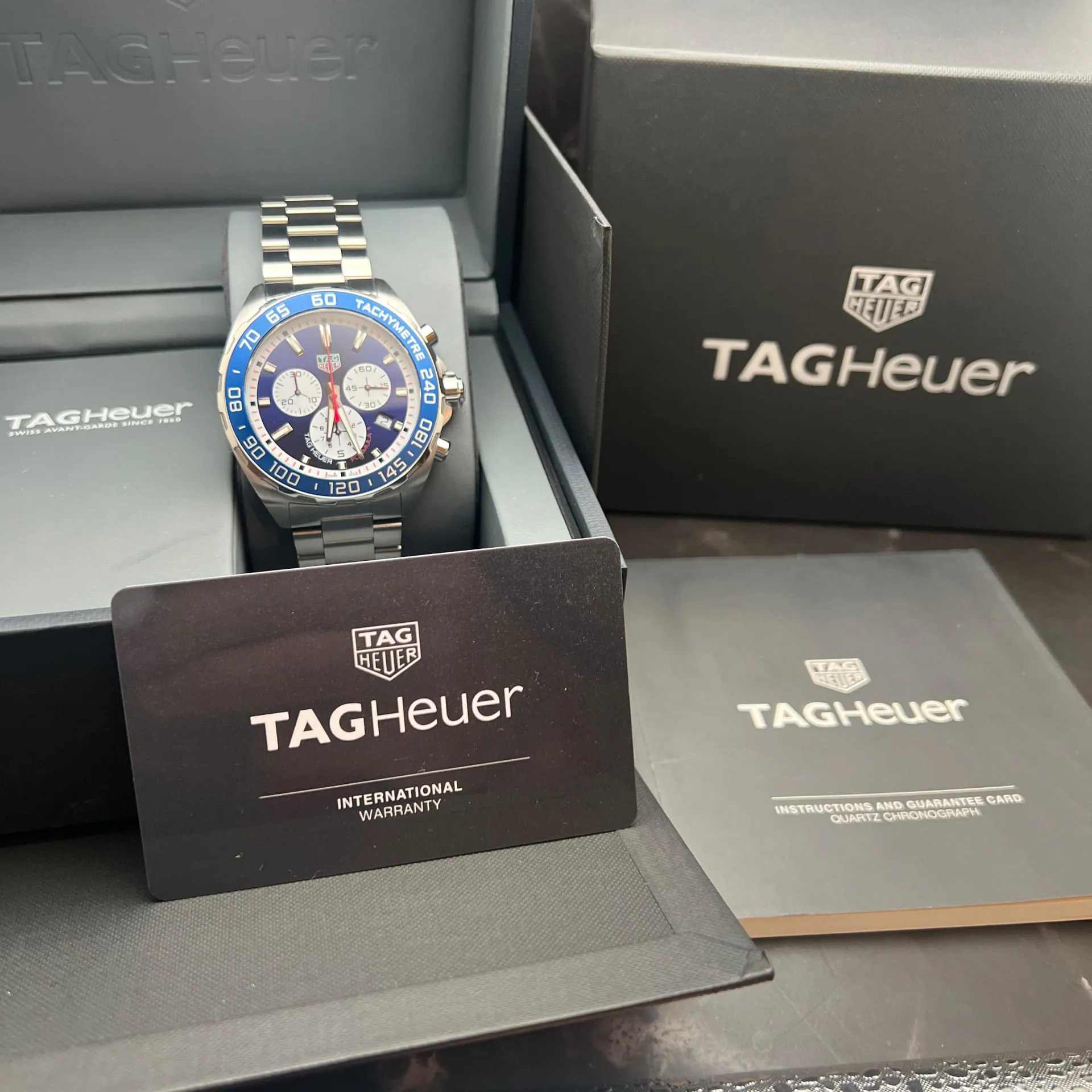 TAG Heuer Formula 1 Quartz CAZ1018.BA0842 43mm Stainless steel Blue 7