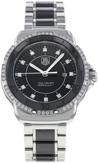 TAG Heuer Formula 1 WAH1312.BA0867 Ceramic and Stainless steel Black Diamond