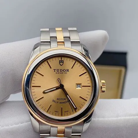 Tudor Glamour 53003 31mm Yellow gold and Stainless steel Gold