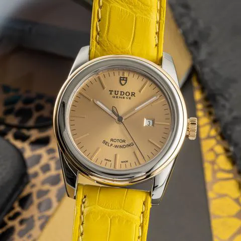 Tudor Glamour 53003 31mm Yellow gold and Stainless steel Gold