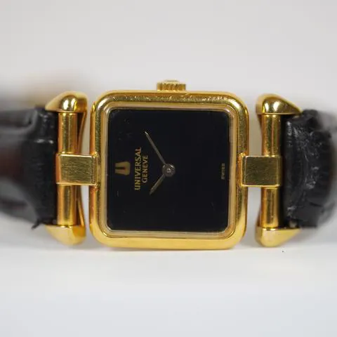 Universal Genève 511627 21mm Yellow gold Black 9