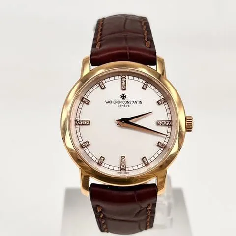 Vacheron Constantin Traditionnelle 25155/000R-9585 30mm Rose gold Silver