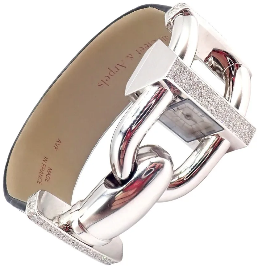 Van Cleef & Arpels Cadenas 14mm White gold and 18k white gold