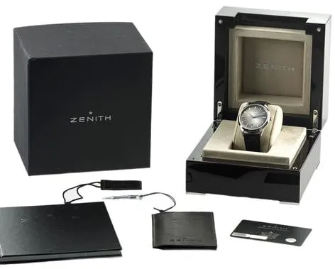 Zenith Captain Central Second 03.2020.670/22 40mm Stainless steel Gray 8