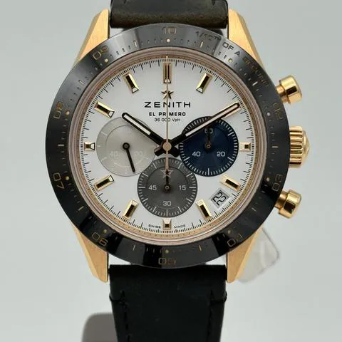 Zenith Chronomaster Sport 18.3100.3600/69.C920 41mm Rose gold Silver