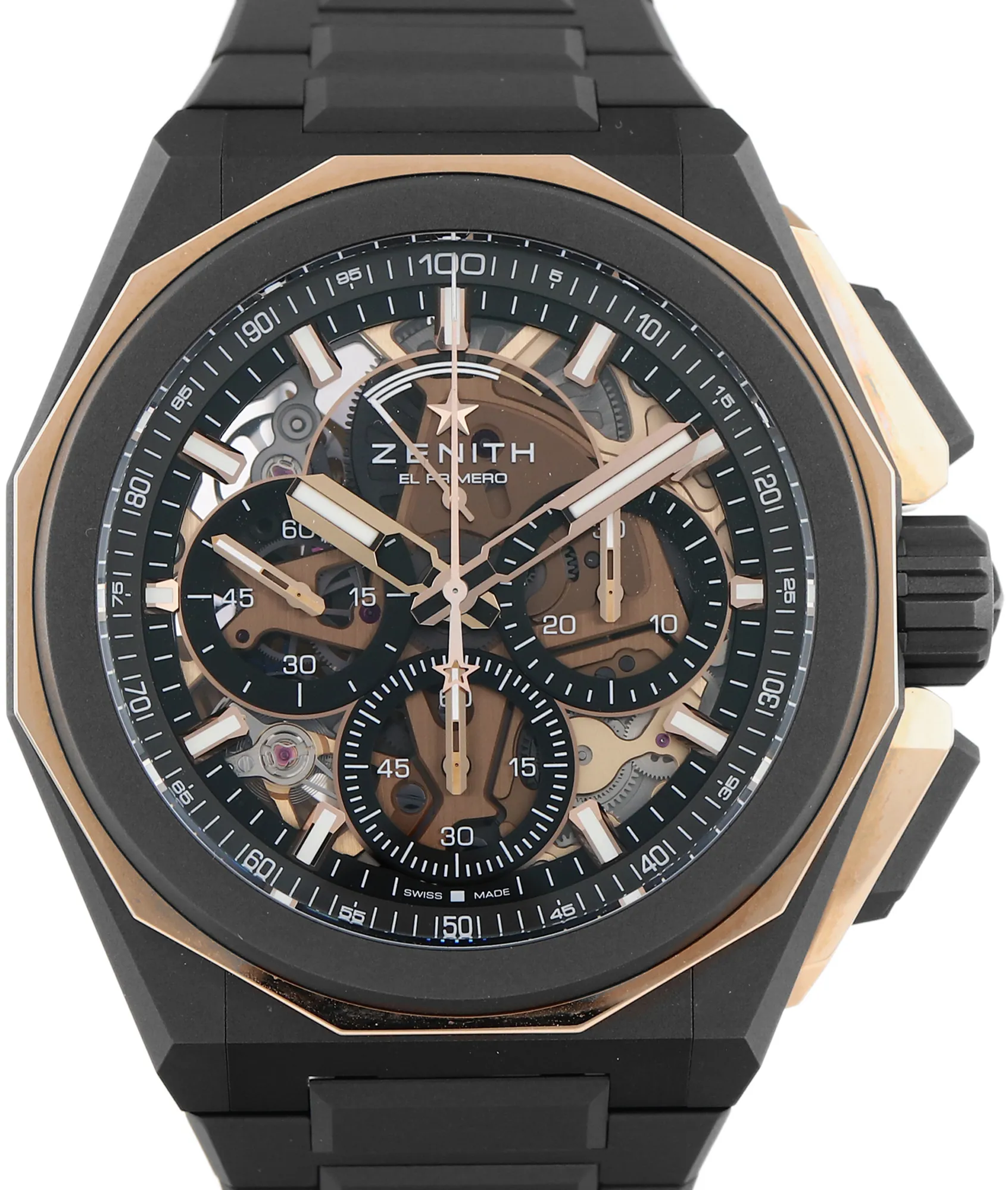 Zenith Defy Extreme 87.9100.9004/03.I001 45mm Rose gold and 18k rose gold Skeleton