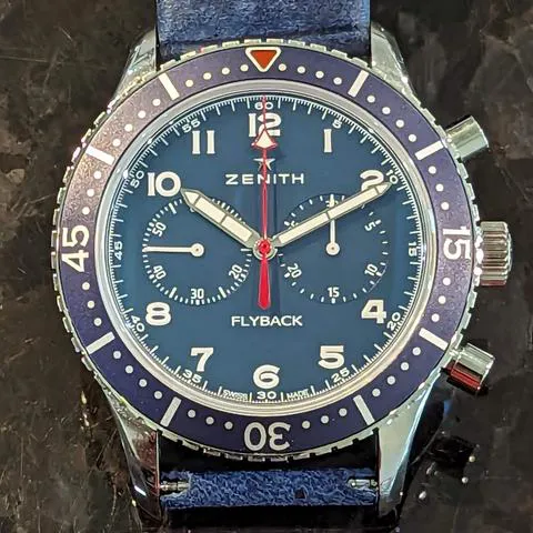 Zenith Pilot 03.2241.405/51.C915 43mm Stainless steel Blue