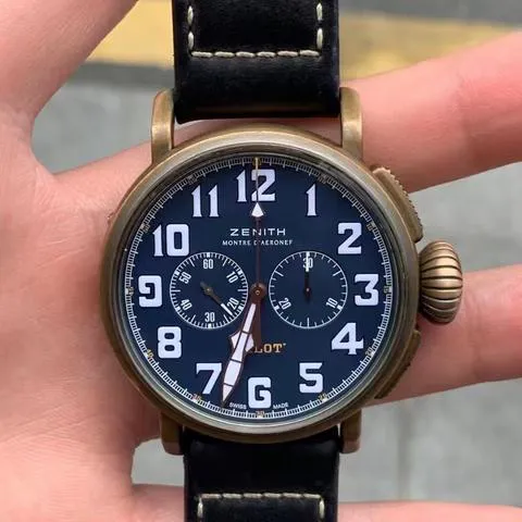 Zenith Pilot 29.2430.4069/57.C808 45mm Bronze Blue