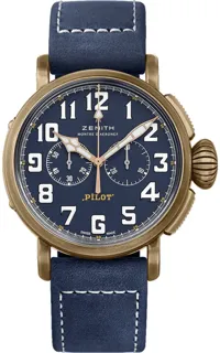 Zenith Pilot 29.2430.4069 57.C808 Bronze Blue Czech Republic Dealer EveryWatch