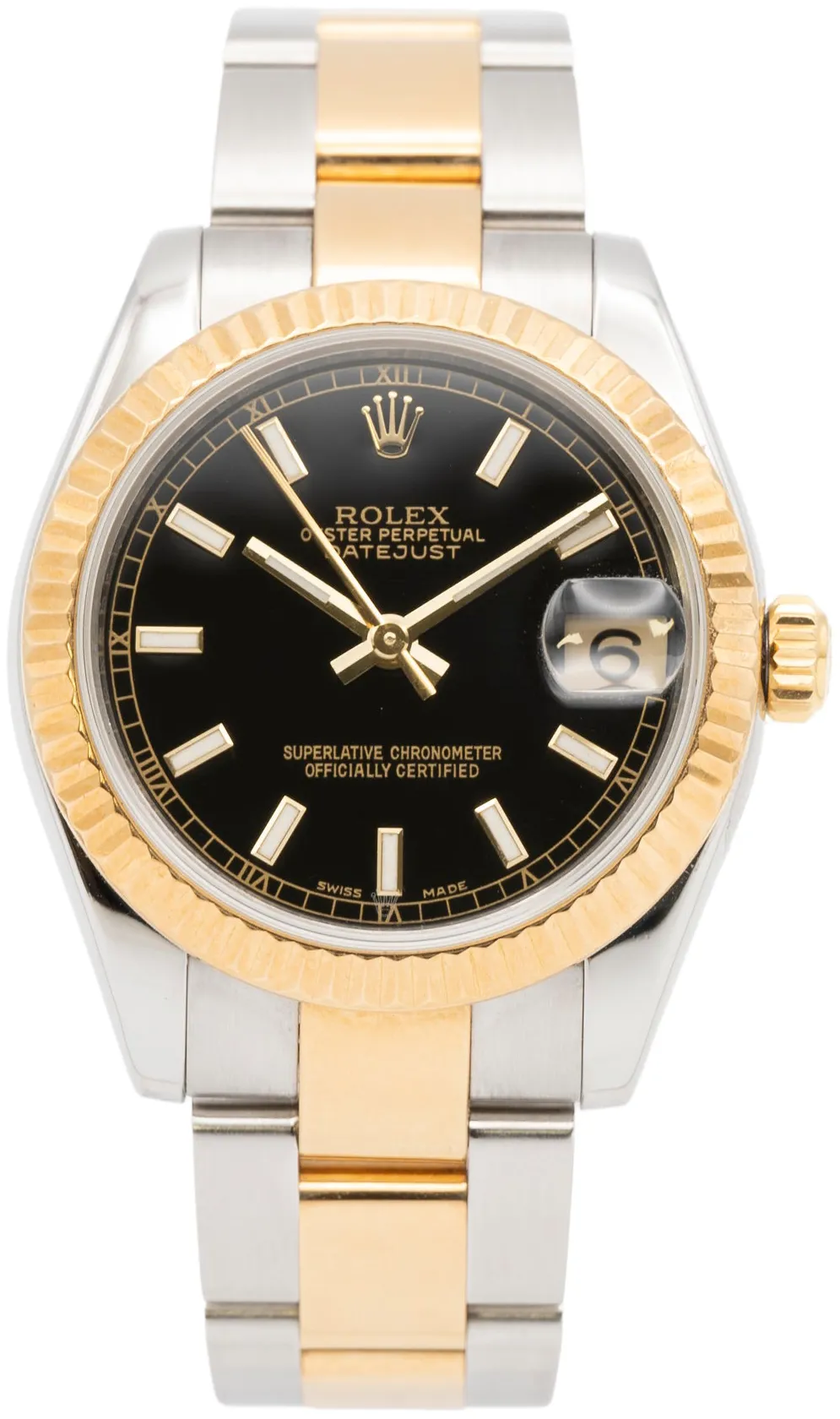 Rolex Datejust 31 178273 31mm Yellow gold and Stainless steel Champagne