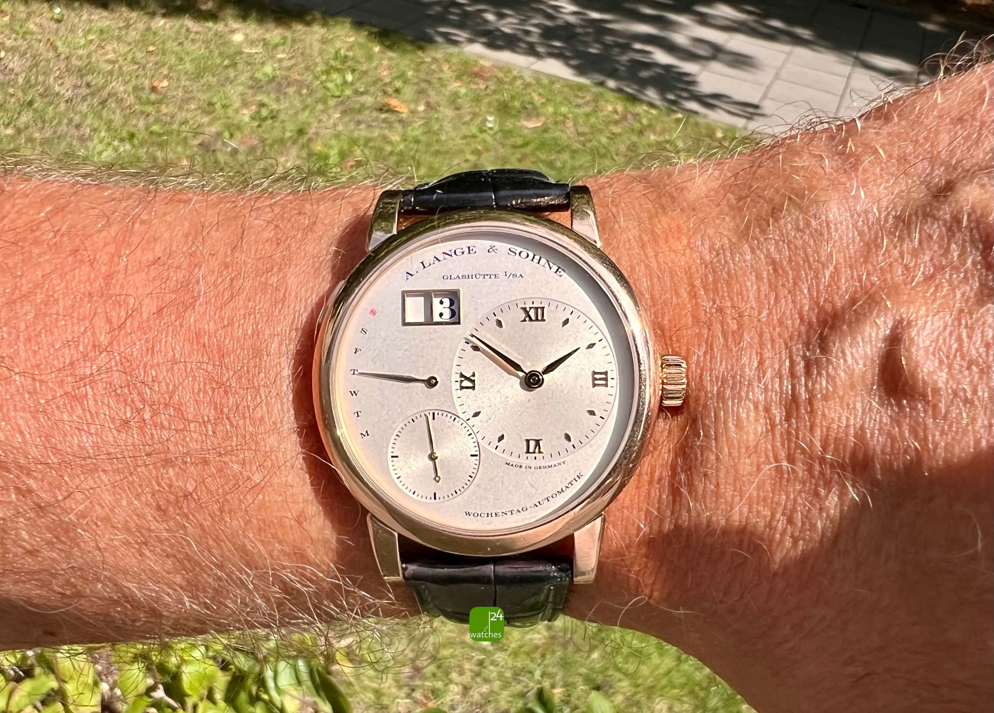 A. Lange & Söhne Lange 1 320.032 38.5mm Yellow gold Silver 1