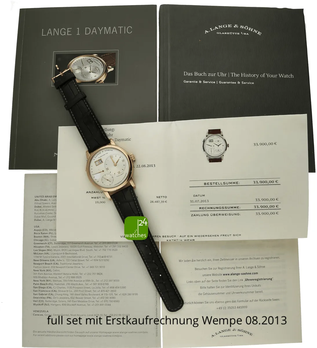 A. Lange & Söhne Lange 1 320.032 38.5mm Yellow gold Silver 2