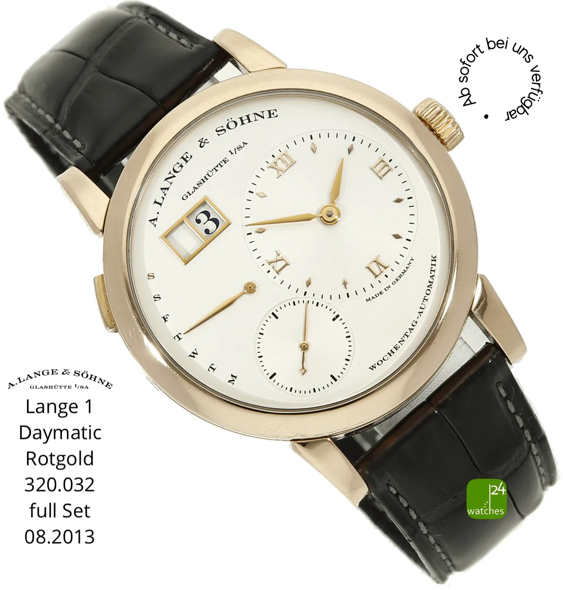 A. Lange & Söhne Lange 1 320.032 38.5mm Yellow gold Silver 4