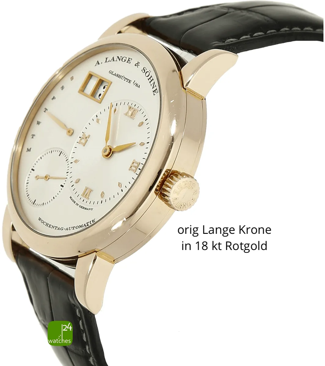 A. Lange & Söhne Lange 1 320.032 38.5mm Yellow gold Silver 8