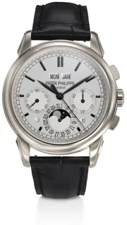 Patek Philippe Perpetual Calendar Chronograph 5270G-001 White gold Silver