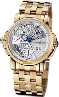 Ulysse Nardin Sonata 676-88 Rose gold Silver