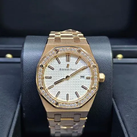 Audemars Piguet Royal Oak Lady 33mm Rose gold Brown