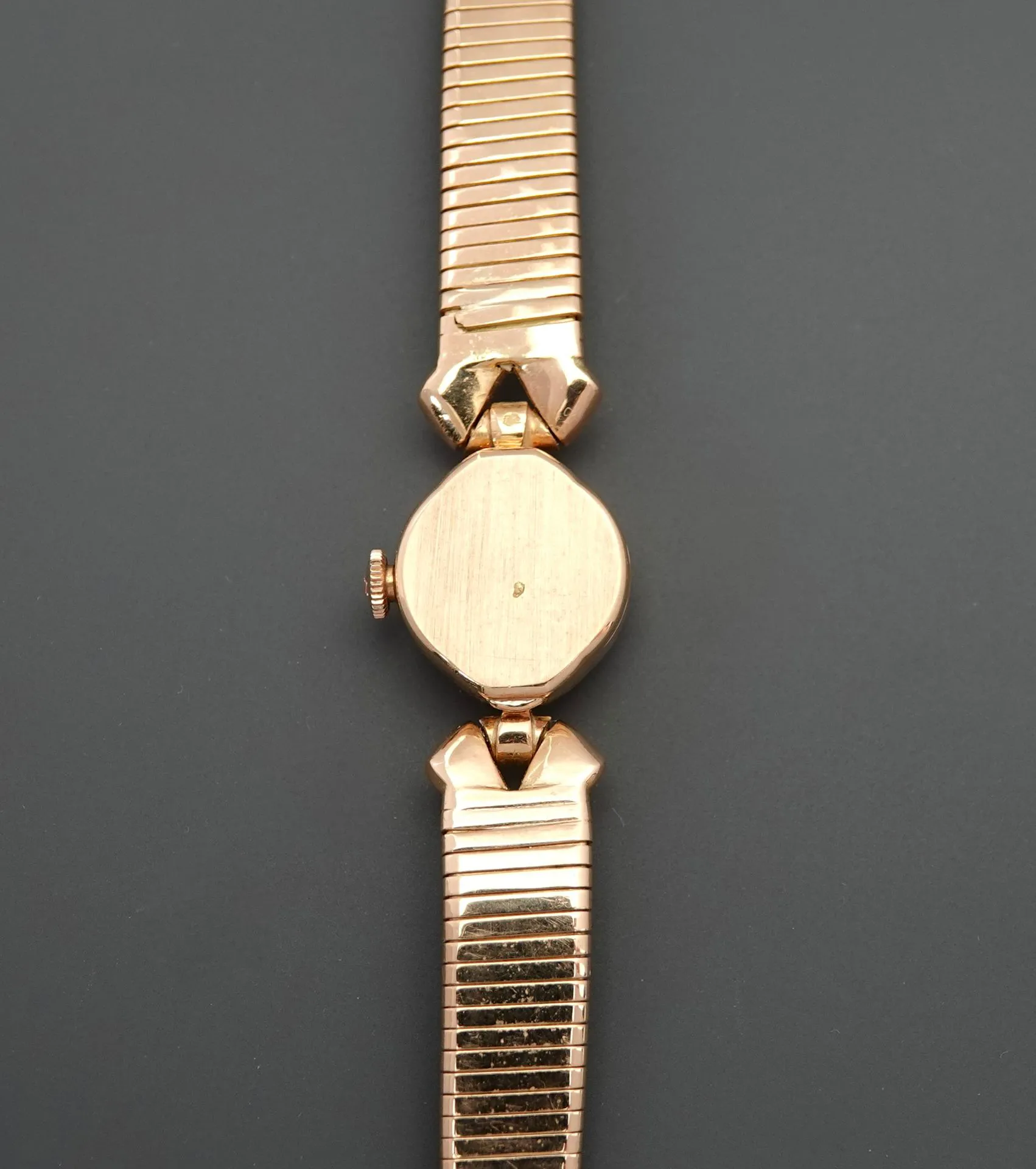 Tissot 17mm 18k yellow gold Silver 1