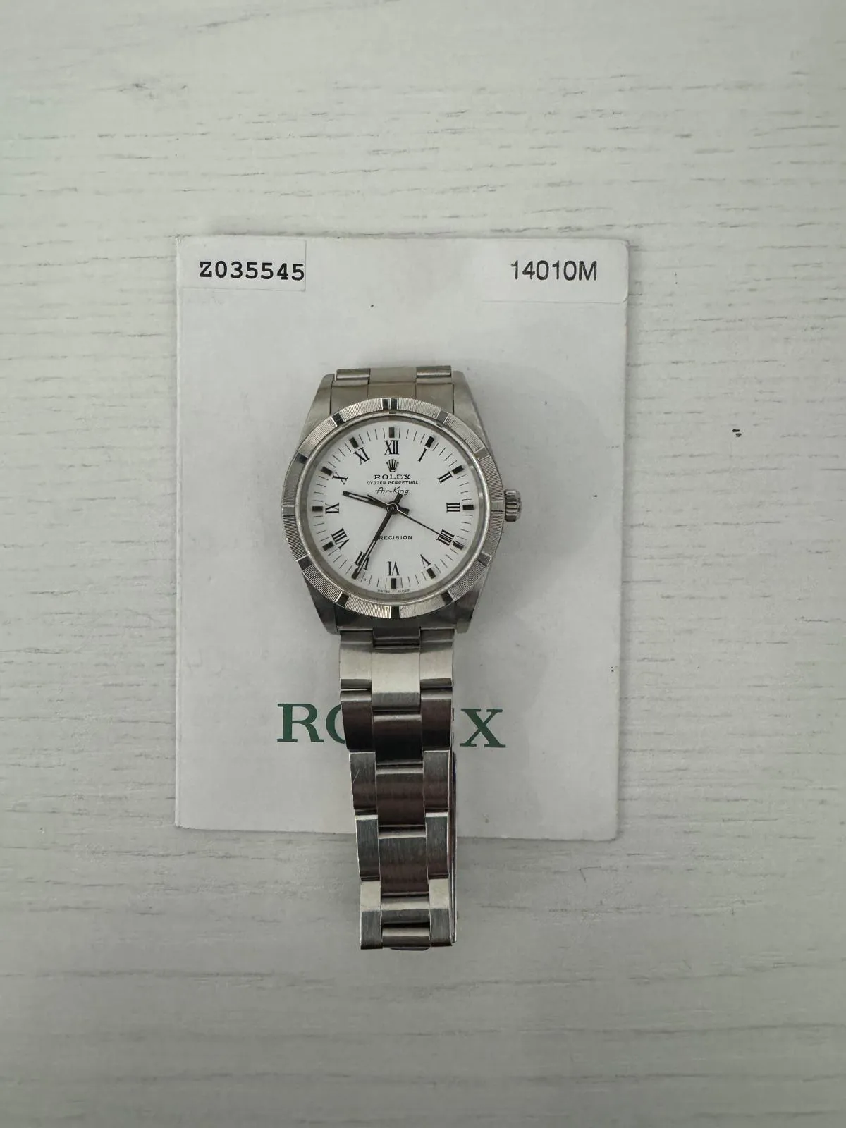 Rolex Air King 14010M 34mm Stainless steel White 7