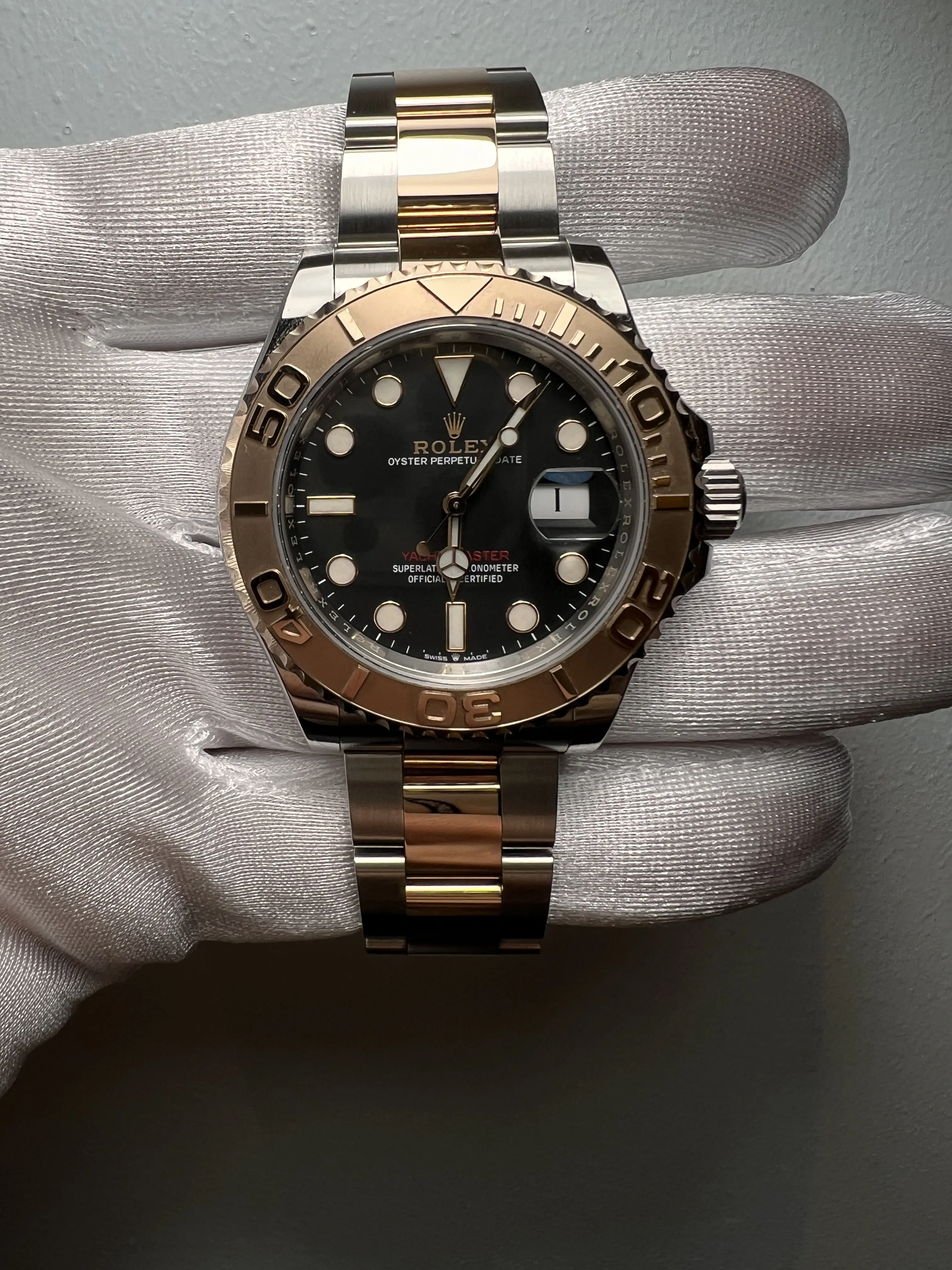 Rolex Yacht-Master 40 126621 40mm Yellow gold and Stainless steel Black 1