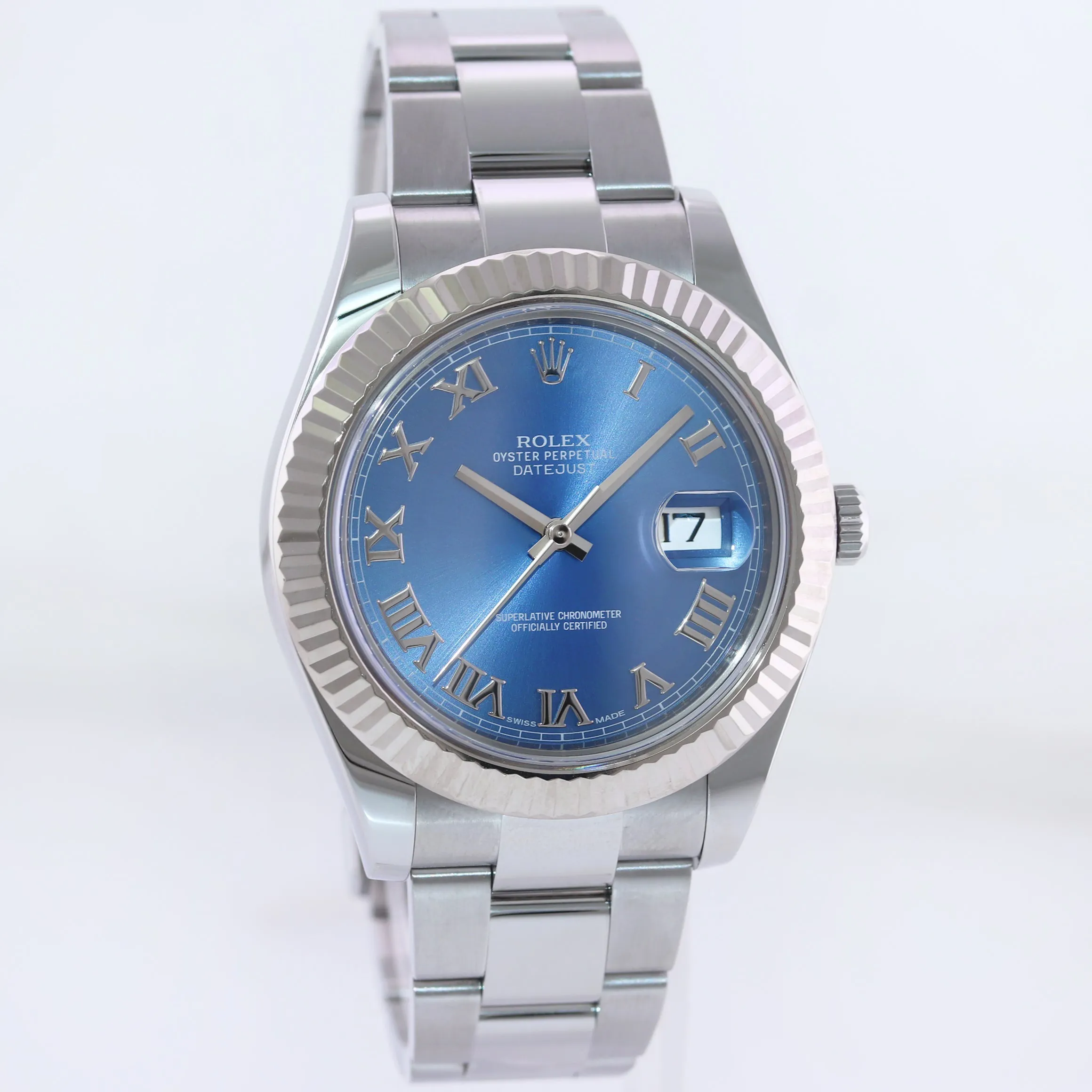 Rolex Datejust II 116334 41mm Stainless steel Blue 2