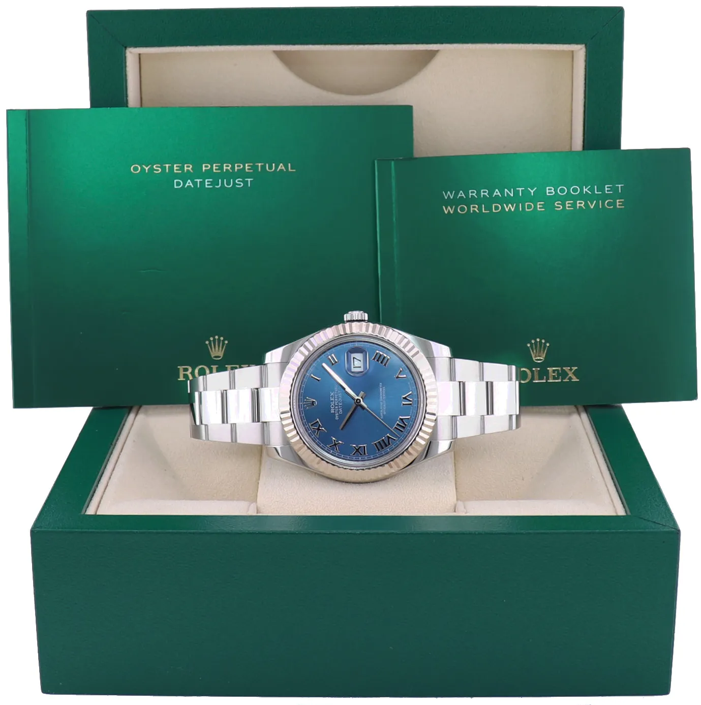 Rolex Datejust II 116334 41mm Stainless steel Blue 7