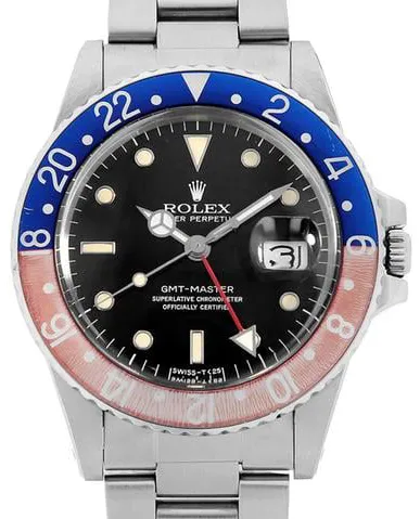 Rolex GMT-Master 16750 40mm Stainless steel Black