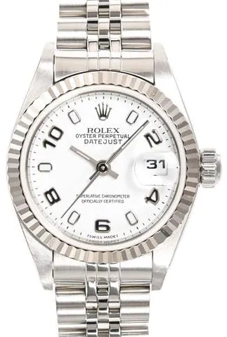 Rolex Lady-Datejust 79174 26mm Yellow gold and Stainless steel White