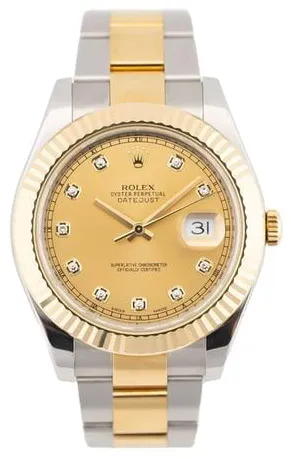 Rolex Datejust II 116333 41mm Edelstahl Gold