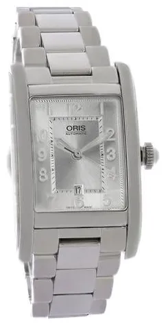 Oris Rectangular 01 561 7692 4061-07 8 18 20 25mm Stainless steel Silver